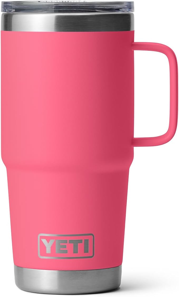 YETI Rambler 20 oz Travel Mug, Stainless Steel, Vacuum Insulated - Image 4