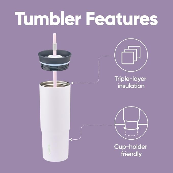 Owala Stainless Steel Triple Layer Insulated Travel Tumbler - Image 2