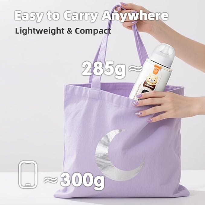 Portable Bottle Warmer for Breastmilk & Formula, Baby Rapid Milk Warmer - Image 8