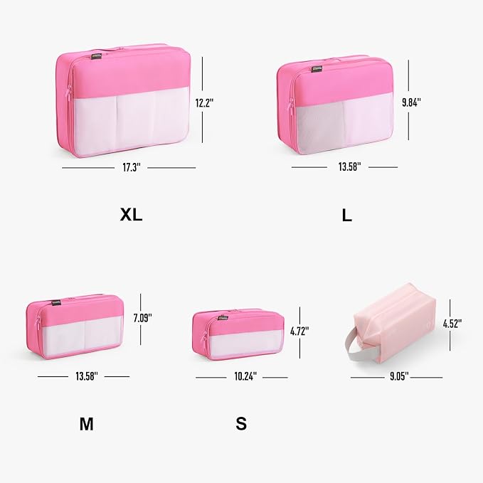 6 Set Compression Packing Cubes - Image 4