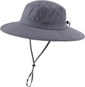 Home Prefer UPF 50+ Sun Hats for Men Women Foldable Wide Brim Fishing Hat Quick by HomePreferHatsCaps