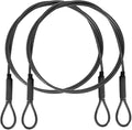 3.3mm Outdoor Travel Stainless Steel Security Cable-3ft Luggage Lock Safety by MiMetty