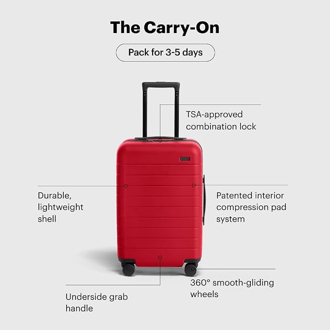 Away Carry-On Luggage, Lightweight Hardside Suitcase - Image 3