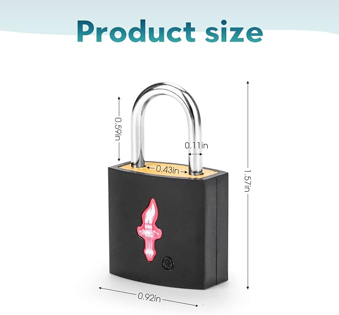 TSA Approved Locks for Luggage Set of 8 TSA Accepted Key Travel Suitcase Locks - Image 2