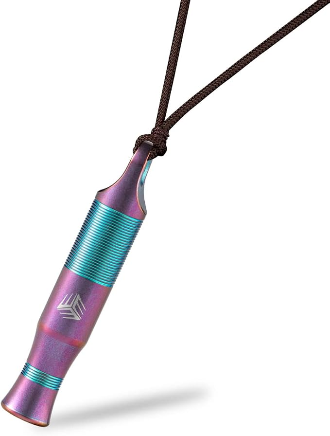 WeKnife Emergency Whistle Survival Loud, Titanium Outdoor Safety Whistle - Image 9