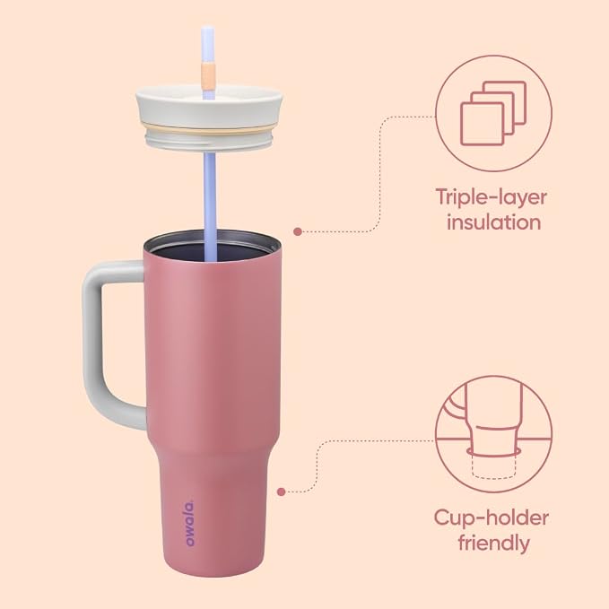 Owala Stainless Steel Triple Layer Insulated Travel Tumbler - Image 2