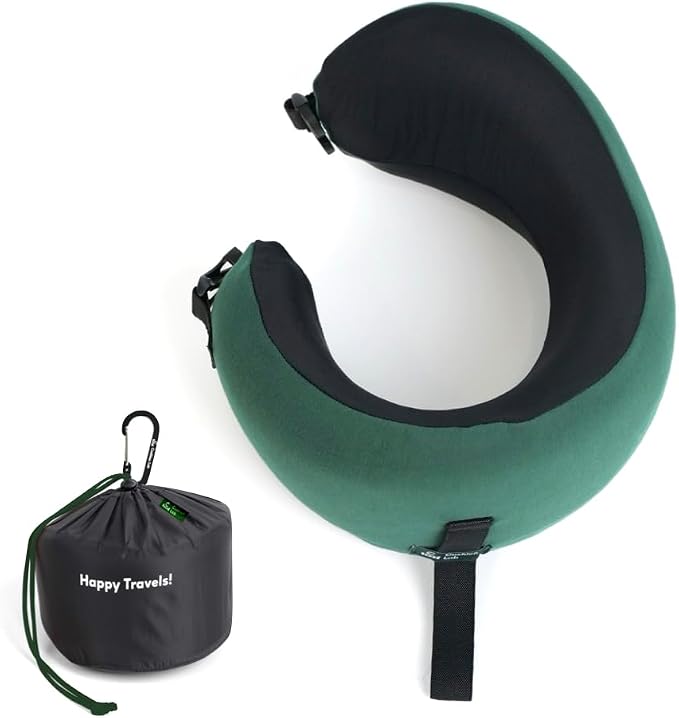 C CUSHION LAB Travel Pillow, Award-Winning Patented Ergonomic Design by CUSHIONLAB