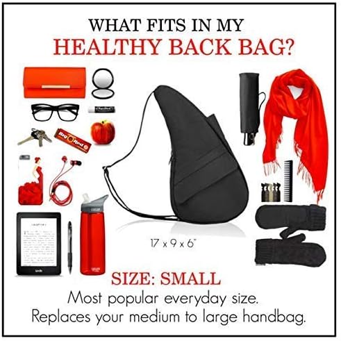AmeriBag 17" Microfiber Crossbody Sling Healthy Back Bag - Image 8