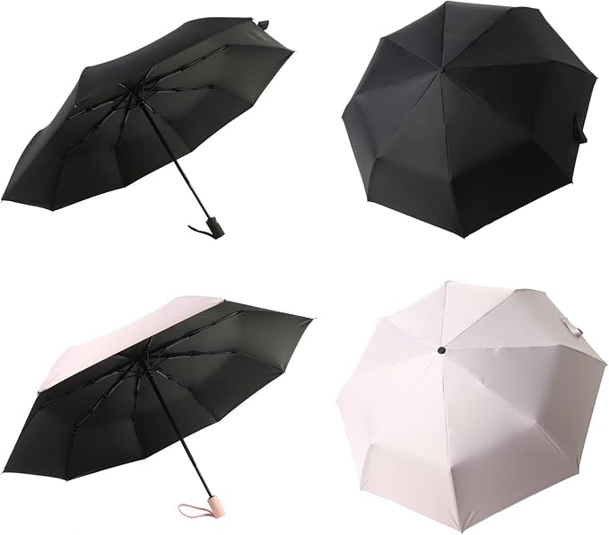 BAODINI Small UV Protection Travel Umbrella Compact - Image 5
