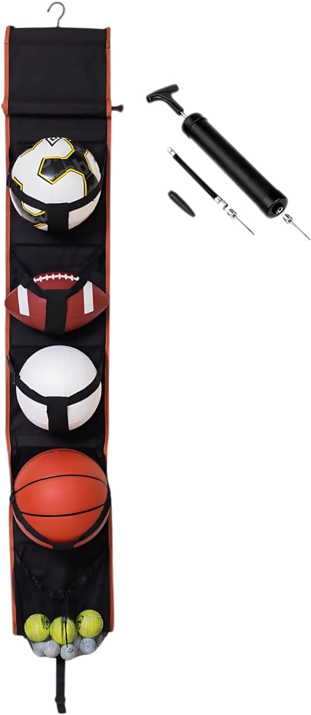 Vintage Hanging Sports Equipment Organizer | Limited Stock | Multi-Purpose by GearZoneSports