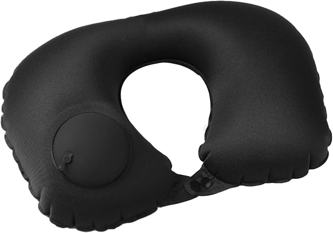 Inflatable Travel Pillow for Sleeping Airplane by Unknown