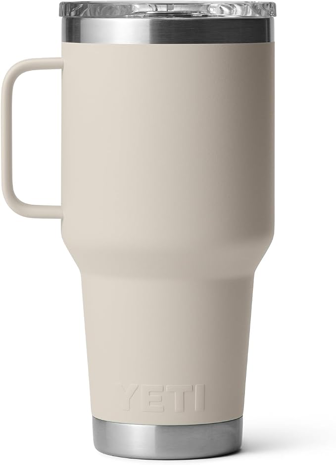 YETI Rambler 30 oz Travel Mug, Stainless Steel, Vacuum Insulated - Image 4