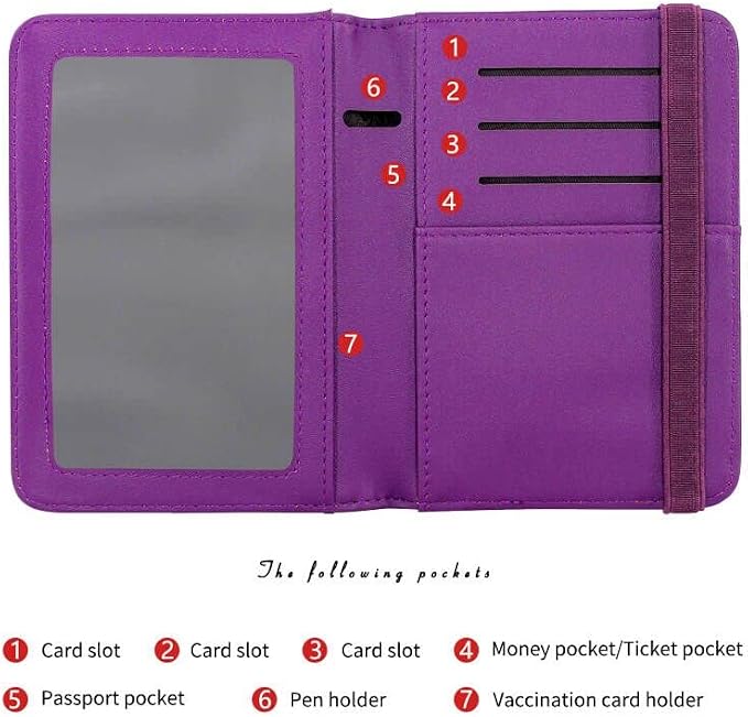 ZOPPEN Passport Holder Wallet, Passport Cover Travel Wallet Women Travel - Image 5