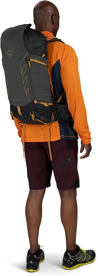Osprey Talon Velocity 30L Men's Hiking Backpack, Dark Charcoal/Tumbleweed - Image 12