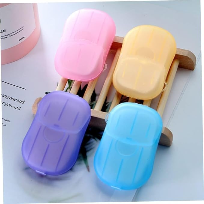 5 Boxes 500 Sheets Disposable Soap Paper Hand Cleaner Fragrance Mini Color Soap - Image 3