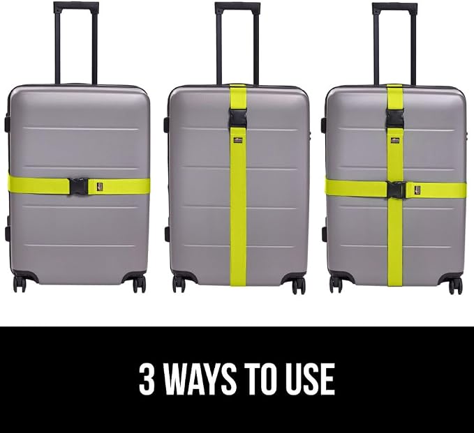 GORILLA GRIP Heavy Duty Adjustable Luggage Straps - Image 6