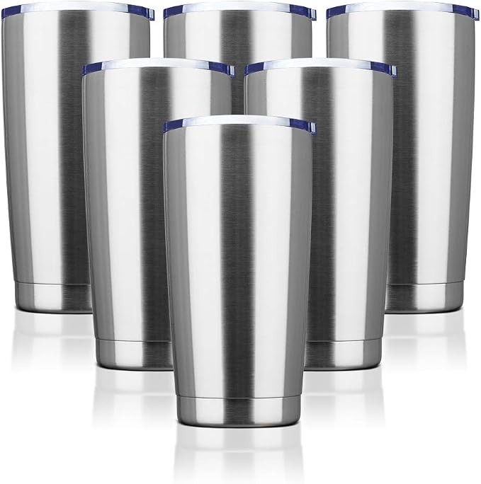 20oz Tumbler Bulk Stainless Steel Vacuum Insulated Tumblers by VisittheEcoMozz