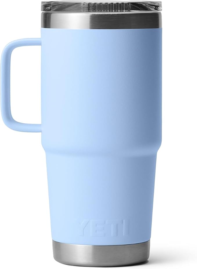 YETI Rambler 20 oz Travel Mug, Stainless Steel, Vacuum Insulated - Image 6