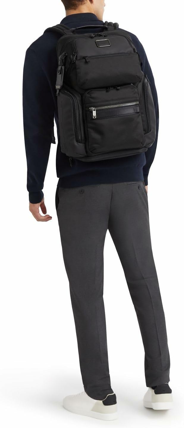 TUMI - Alpha Bravo Nomadic Backpack - Men's Durable Carry On Bag - 18.8" X - Image 8
