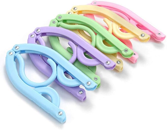 10 Pcs Travel Hangers Cruise Ship Essentials Accessories Portable Folding by Trubetter