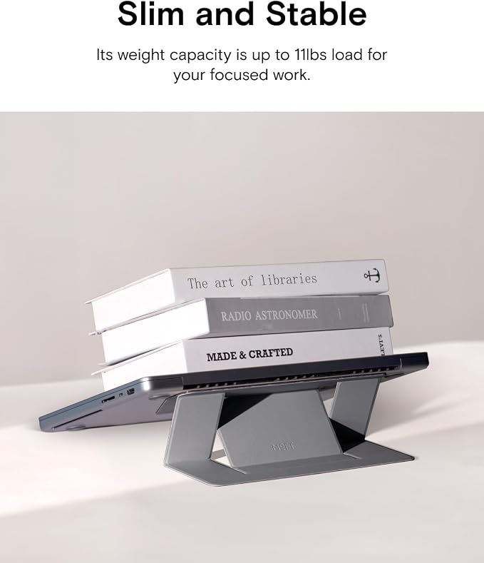 MOFT Invisible Slim Laptop Stand, Adhesive and Reusable, Adjustable Perfect - Image 6