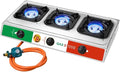 Vivicreate 3 Burner Propane Gas Stove 30000 BTU Stainless Steel Cooktop by Vivicreate