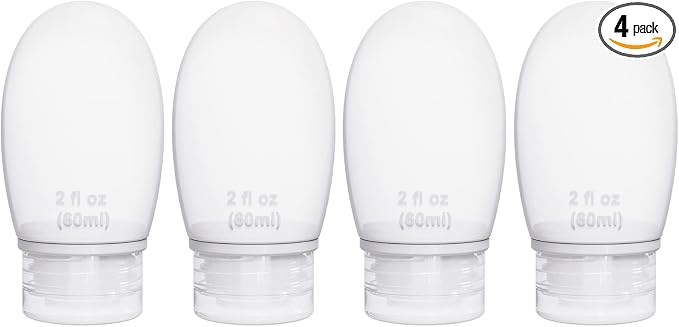 Silicone Travel Bottles for Toiletries TSA Approved Travel Size Containers Set by imuviy