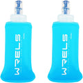 Folding Soft Flask Portable Collapsible Running Lightweight Water Bottle by WRELS
