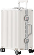 AnyZip Carry On Luggage PC+ABS Aluminum Frame Zipperless Luggage Hard Shell by YourBestTravelChoice