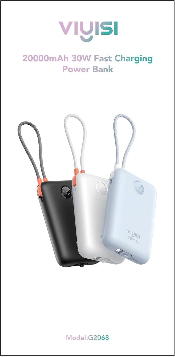 Power Bank 20000mAh 30W Fast Charging Portable Charger - Image 9
