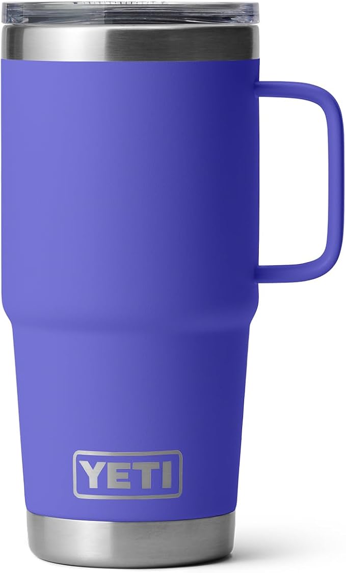 YETI Rambler 20 oz Travel Mug, Stainless Steel, Vacuum Insulated - Image 4