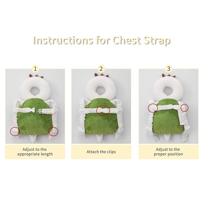 Baby Head Protector Backpack, Toddler Head Protector Padded Backpack - Image 5