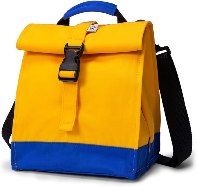 SUNNY BIRD Insulated Lunch Bag Rolltop Lunch Box Tote Lunchbox Bag by SUNNYBIRD