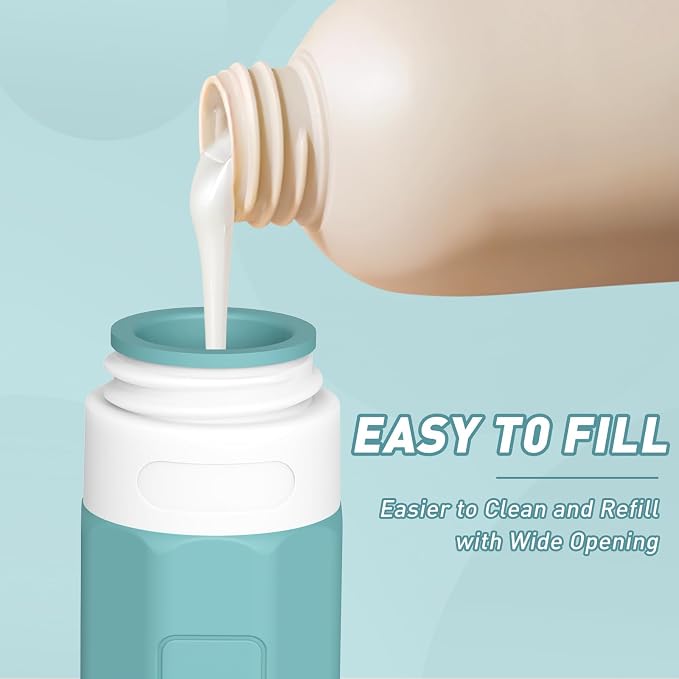 Redfly Travel Bottles for Toiletries, 3oz Tsa Approved Travel Size Containers - Image 2