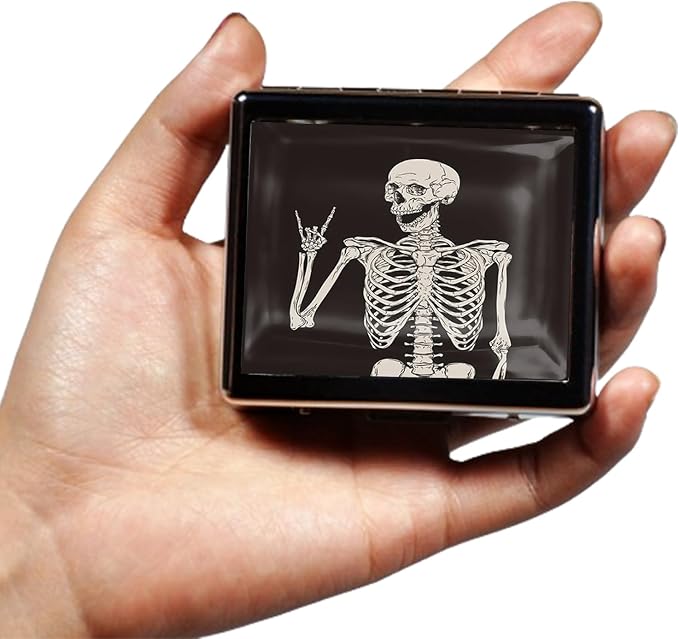 Silver Vintage Pill Box 7 Day Metal Pill Box - Image 2