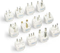 Ceptics Travel Adapter with Types A-M Plugs, Travel Plug Adapter Set Compatible by Ceptics