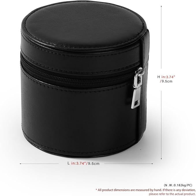 Oirlv Luxury Leather Watch Travel Case Single Watch Case - Image 8