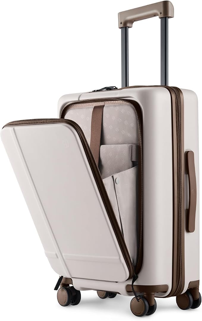 NINETYGO Carry On Luggage 22x14x9 Airline Approved, 20 Inch Suitcase by NINETYGO