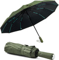 Large Double-Ribs Umbrella Automatic Folding Umbrella by Lantusire
