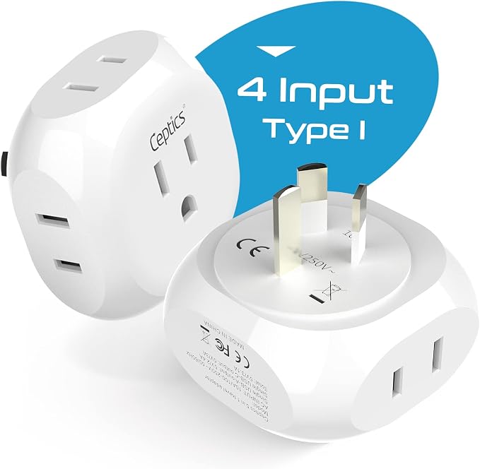 Ceptics Australia, New Zealand, China Travel Plug Adapter by - Image 2