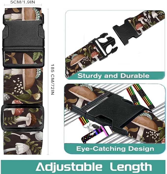 Luggage Straps for Suitcases Travel Belt Accessories, Cute Suitcase Strap - Image 2