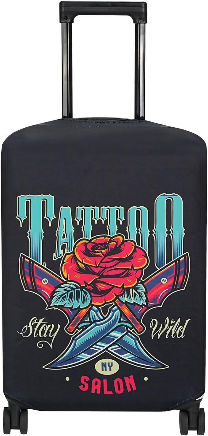 Explore Land Travel Luggage Cover Suitcase Protector Fits 31-32 Inch Case by ExploreLand