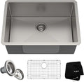 KRAUS Standart PRO 26-inch 16 Gauge Undermount Single Bowl Stainless Steel by KRAUS