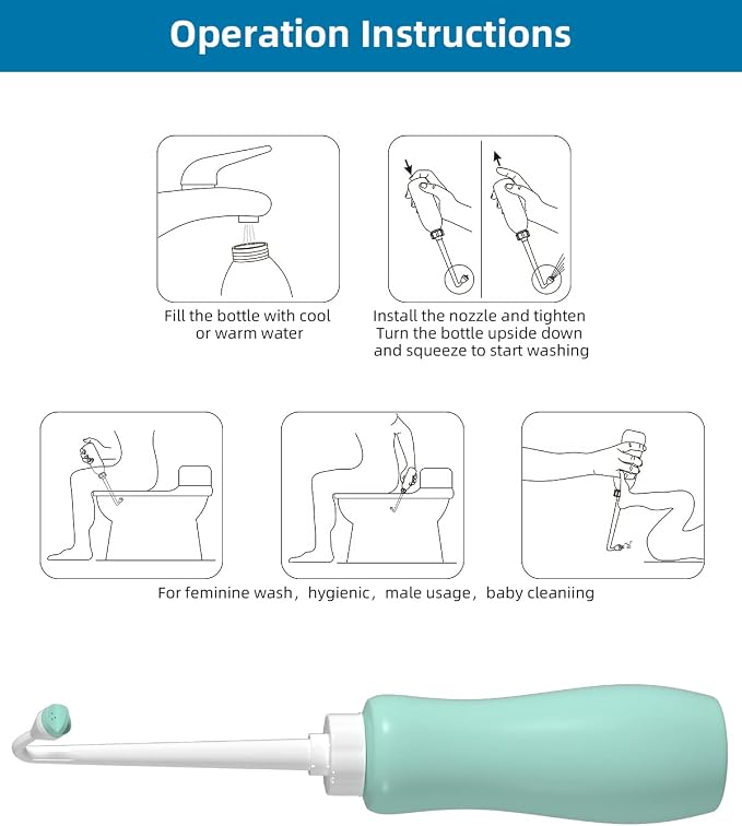 Portable Bidet for Toilet, Bidet Attachment, Handheld Personal Travel Bidet - Image 5