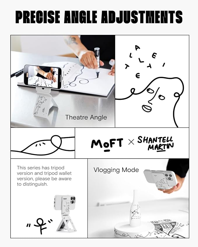 MOFT x Shantell Martin Phone Tripod Stand Selfie Stick - Image 4