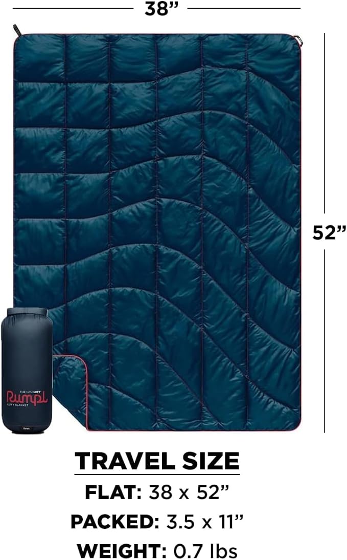 Rumpl The NanoLoft Puffy Blanket | Indoor Outdoor Camping Blanket - Image 4