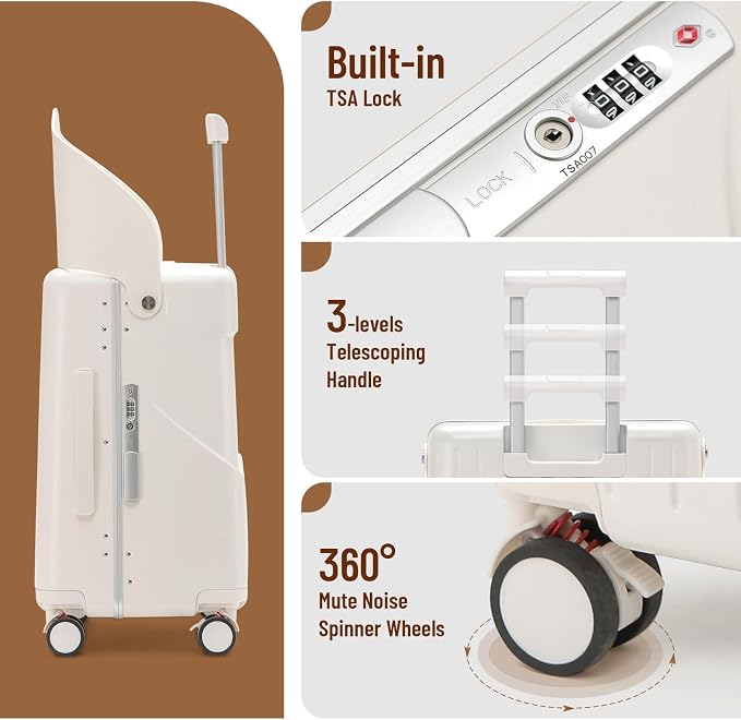 22'' Hardside Ride-On Suitcase - Image 4