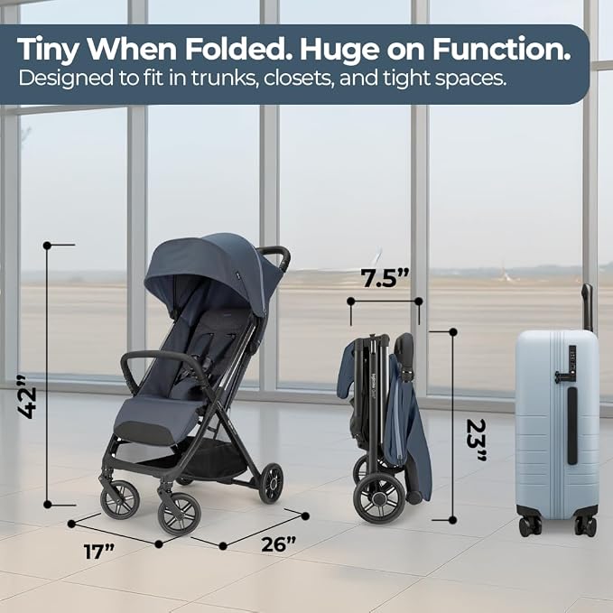 Inglesina Quid³ Stroller, Astral Blue - Image 10