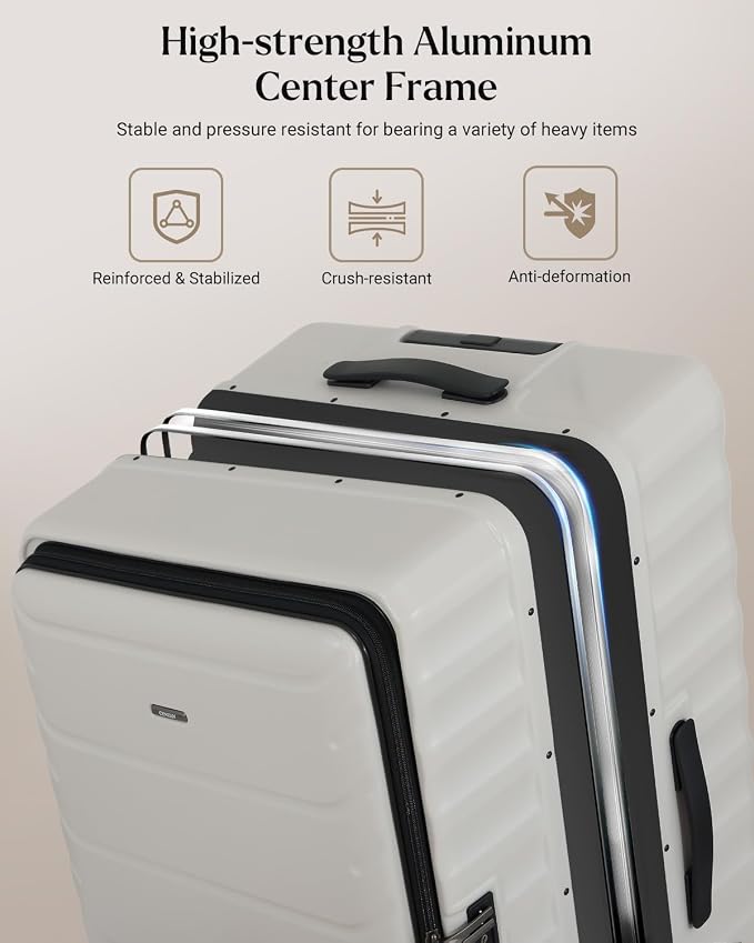 Luggage Sets 2 Pieces, 20/28 Inch PC Hardshell Suitcase - Image 4