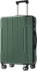 Merax 24 Inch Expandable Checked Luggage, Hardshell ABS Medium Suitcase by Merax